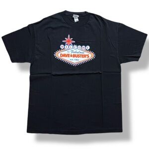 VTG Y2K Dave & Buster’s Welcome To Fabulous Vegas DS T-Shirt Troy High School XL
